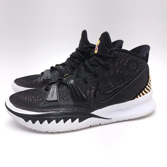 Nike Kyrie 7 Mens 11.5 Ripple Effect Black Arctic Punch Athletic Shoe CQ9326-005 Athletic Shoes